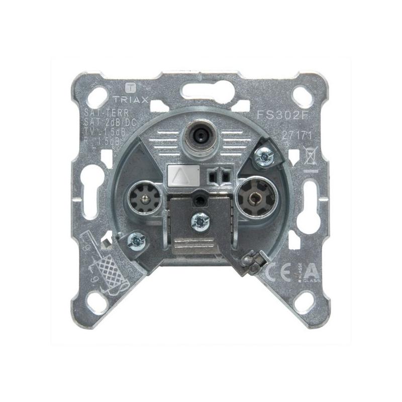Triax FS 302 F sat/TV/rádió fali aljzat