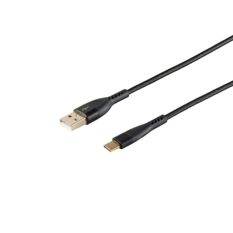 Image of BlackCotton USB-A - USB-C kábel, 1m