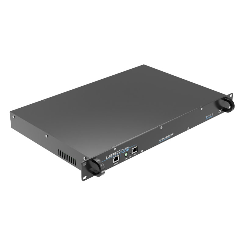 LEMCO PLF-201 fejállomás 16 x DVB-S/S2/S2X to IP