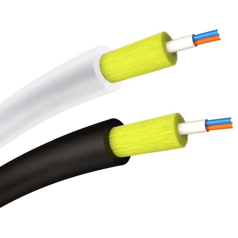 Optikai DROP kábel - microADSS 2 szálas, G.657A2 single módusú - 1000m
